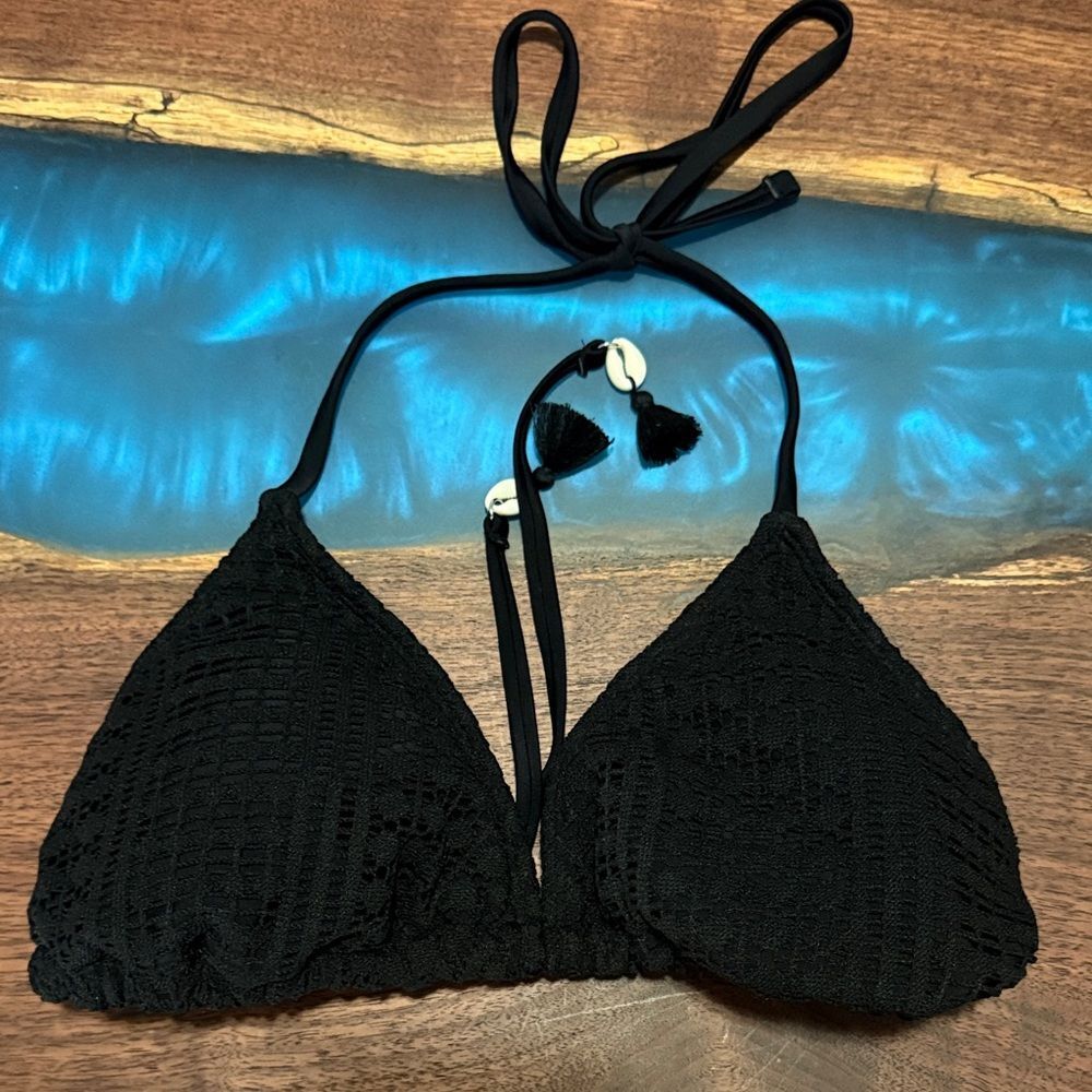 Wild Fable Black Bikini Top